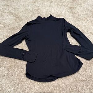 Lululemon Rulu Running Mockneck Long-Sleeve Shirt